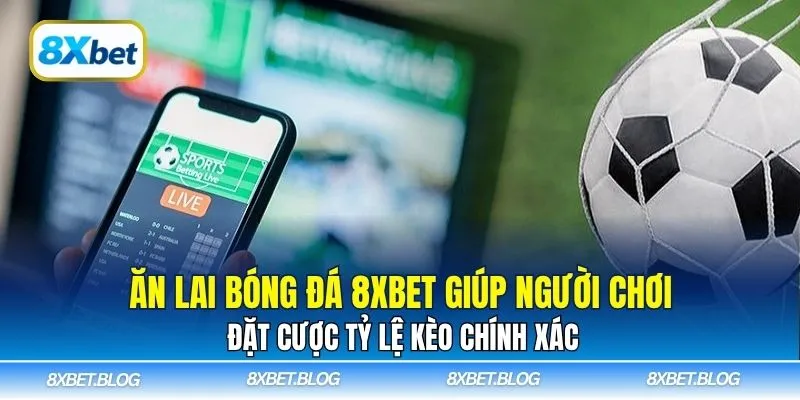Ăn lai bóng đá 8xbet giúp người chơi đặt cược tỷ lệ kèo chính xác
