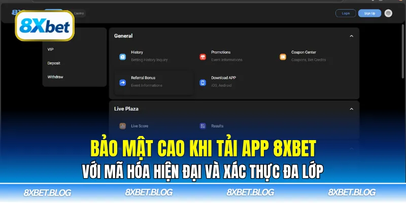 Bảo mật cao khi tải app 8xbet với mã hóa hiện đại và xác thực đa lớp