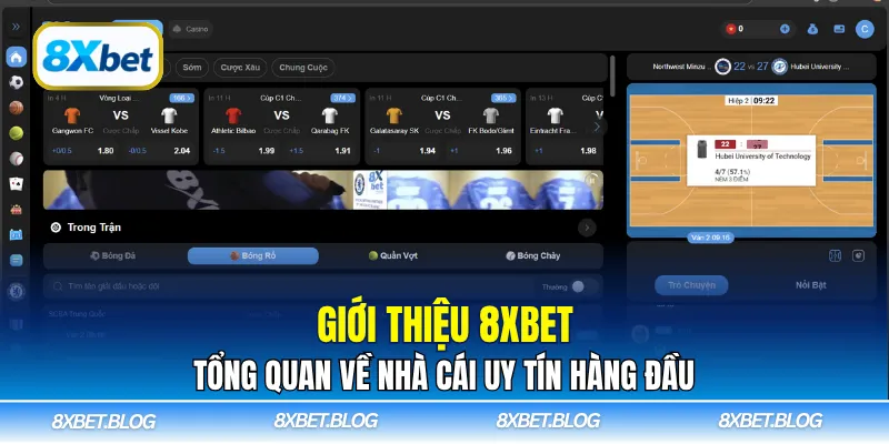Giới thiệu tổng quan nhà cái 8xbet uy tín và nổi bật